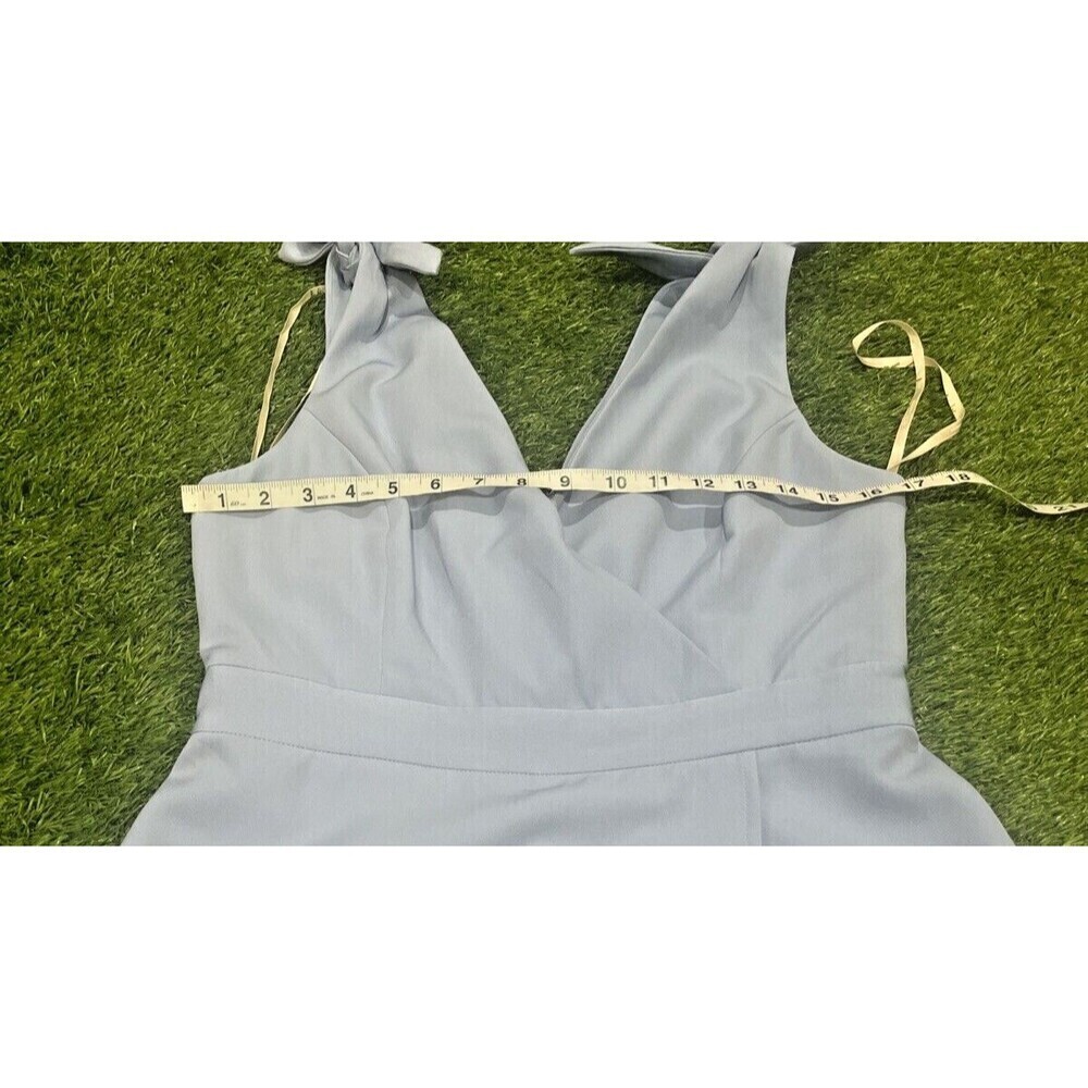 BCBGeneration Womens Slim Fit Sleeveless Tie Strap Skort Romper Size Medium Blue - Picture 9 of 12